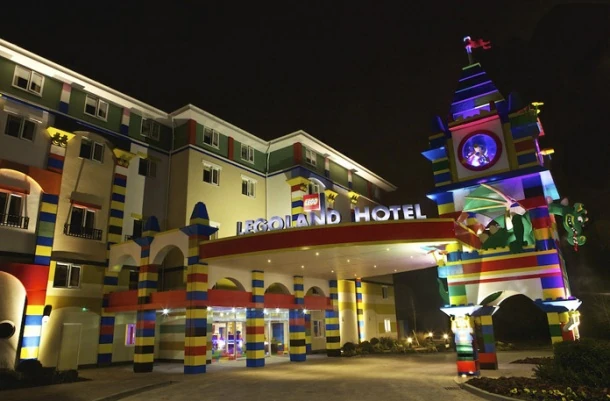 LEGOLAND Hotel California at Night